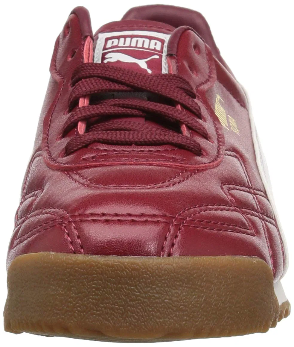 Детские кроссовки для мальчиков с замшевым верхом Rome Anniversary PUMA, Pomegranate PUMA White — фото 2
