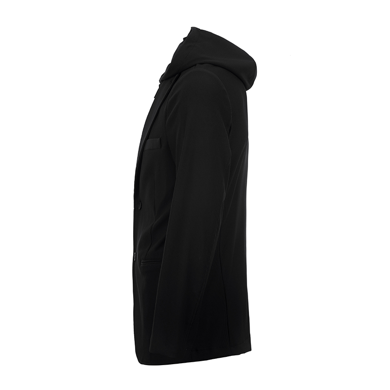 EMPORIO ARMANI Мужской черный пиджак для делового костюма, Black — фото 3