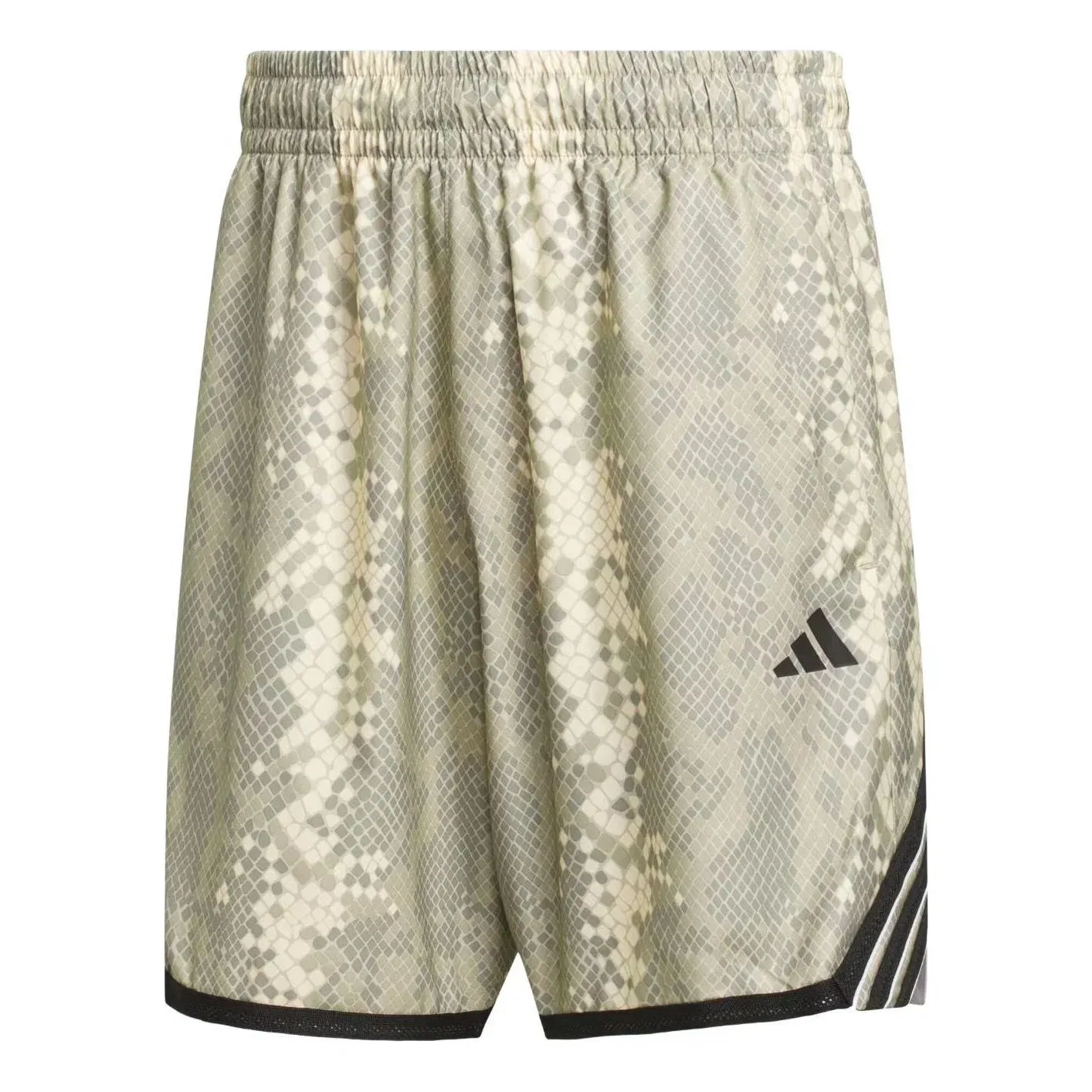 Мужские шорты с принтом Animal Print Модель Wonder Beige Adidas, белый