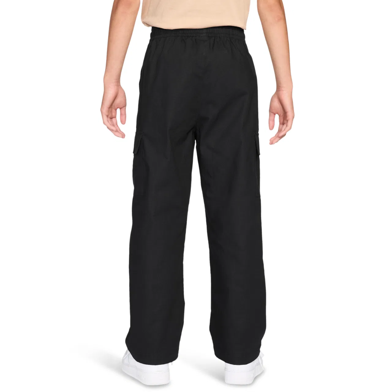 Брюки для мальчиков NSW Club Woven Cargo Nike, черный/белый — фото 2