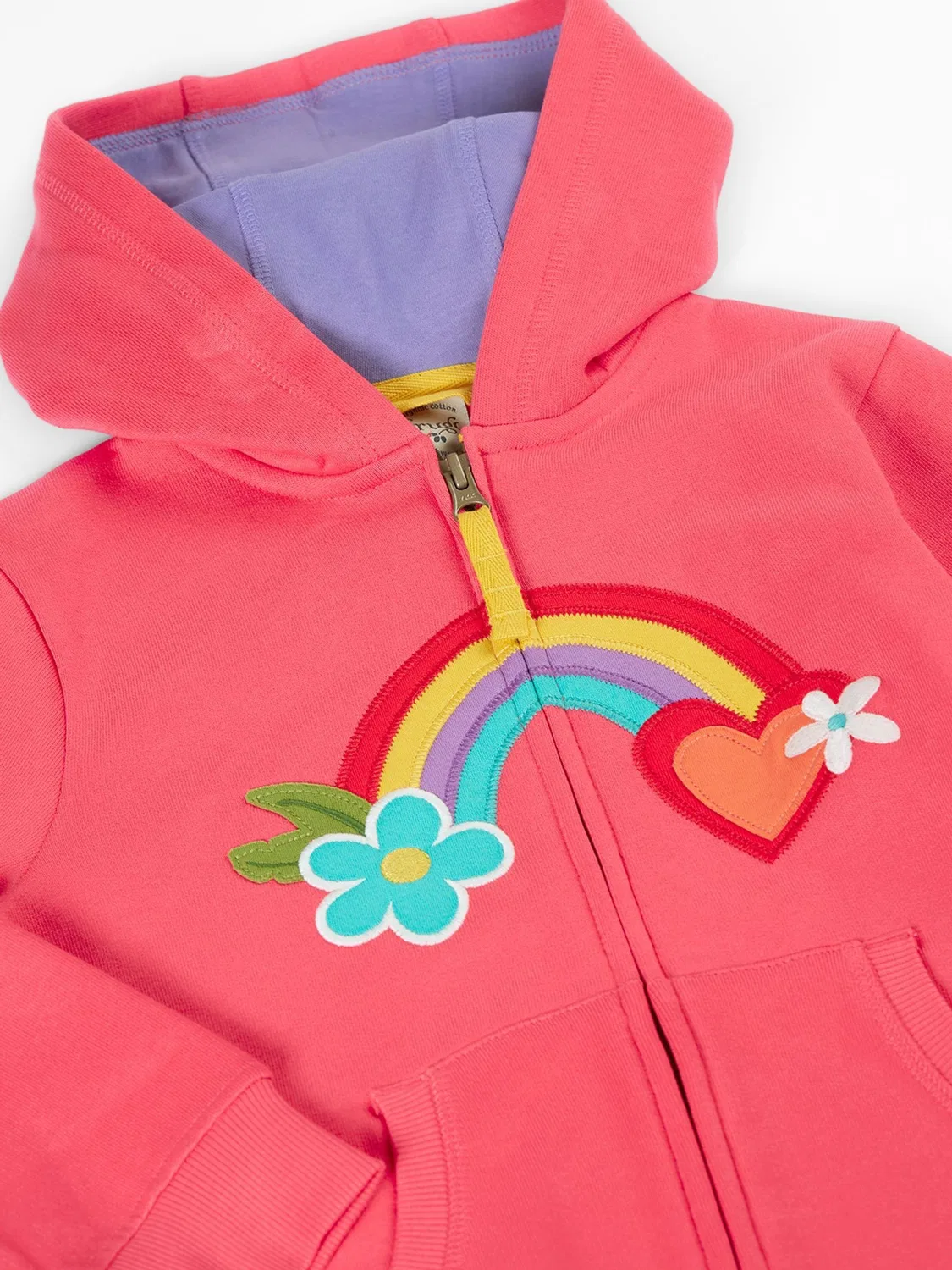 Худи на молнии Carbis Frugi, розовый — фото 2