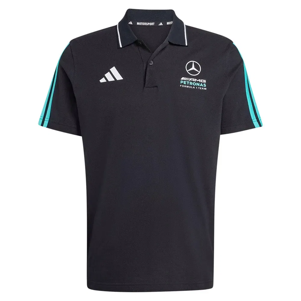 Мужское поло с коротким рукавом Adidas Mercedes-AMG Petronas F1 Team DNA, Black