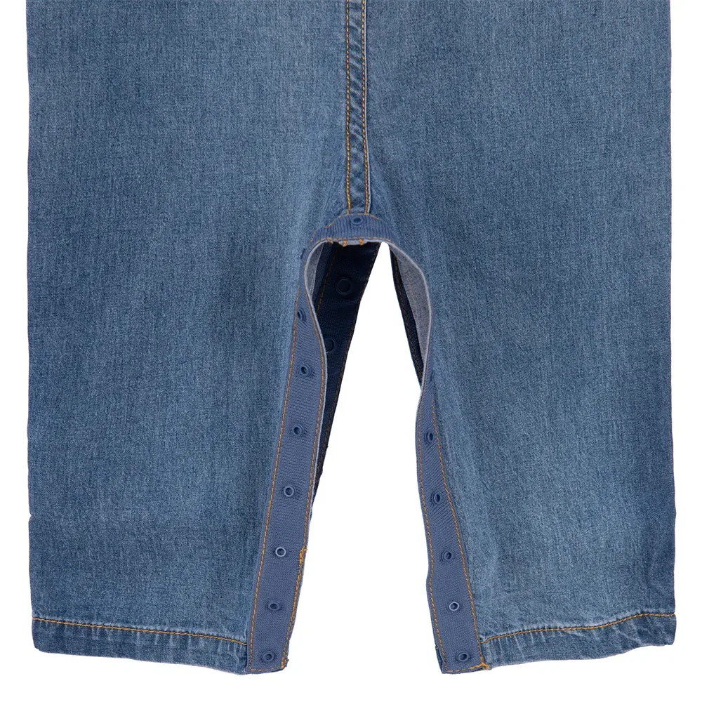 Детский комбинезон для девочек с коротким рукавом Utility Levi's, Blue — фото 3
