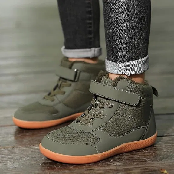 Детские зимние ботинки для снега с широким носком HICKMONBER, Army Green — фото 3