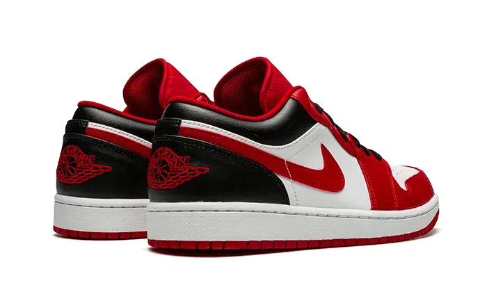 Детские кроссовки с низким верхом Air Jordan 1 Low, Jordan, Rot Schwarz — фото 3