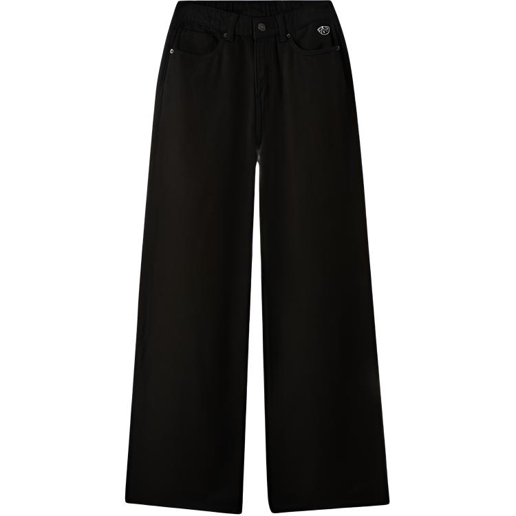 

Женские повседневные брюки Moderate Wide Leg SPAO, черный