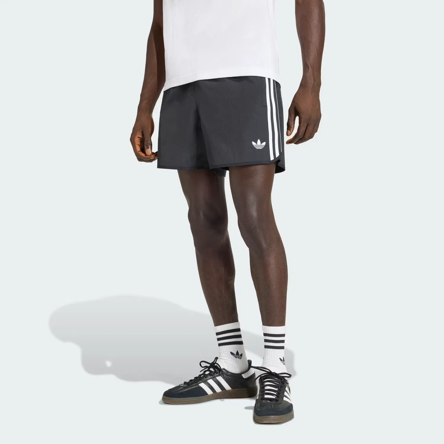 Мужские шорты на завязках Sprinter Adidas Originals, черный