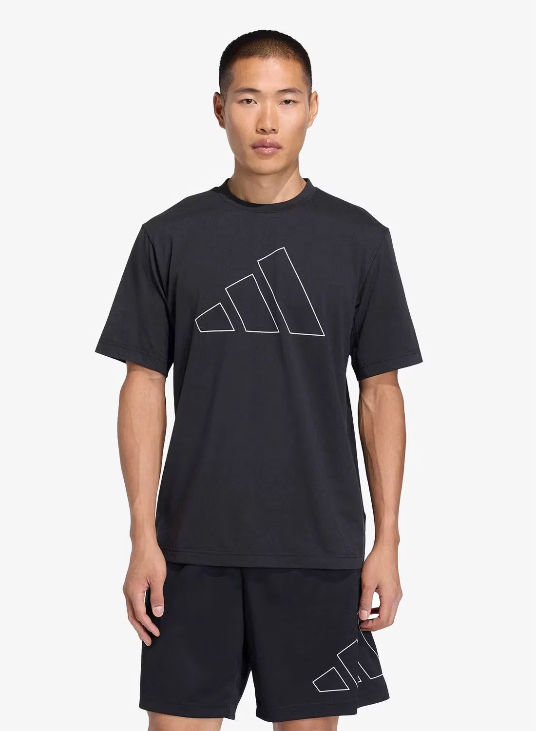 Футболка с логотипом Workout Essentials Feelready, Adidas, черный — фото 3