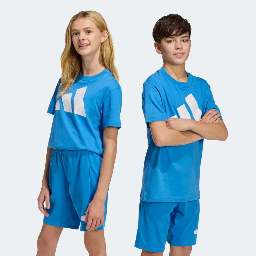 Спортивная футболка ADIDAS SPORTSWEAR Performance Shirt 'Essentials' светло-голубого цвета — фото 3