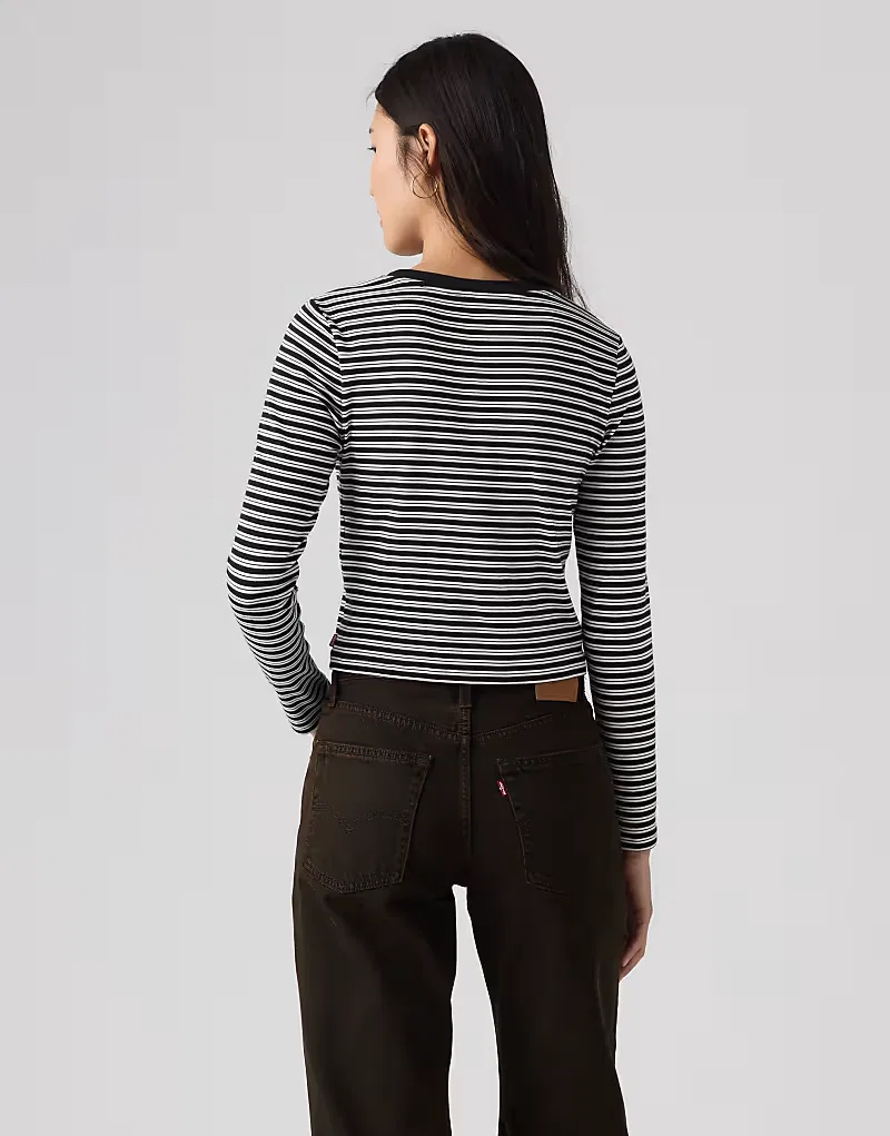 Футболка baby Essential с длинным рукавом Levi's, черный — фото 2