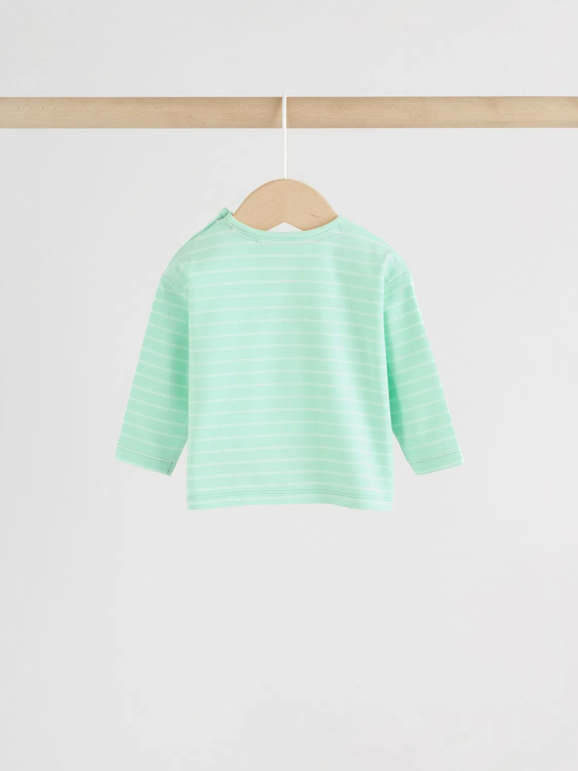 Комплект из футболки и брюк, полосатый, Baby 2 Piece Set Next, зеленый — фото 4