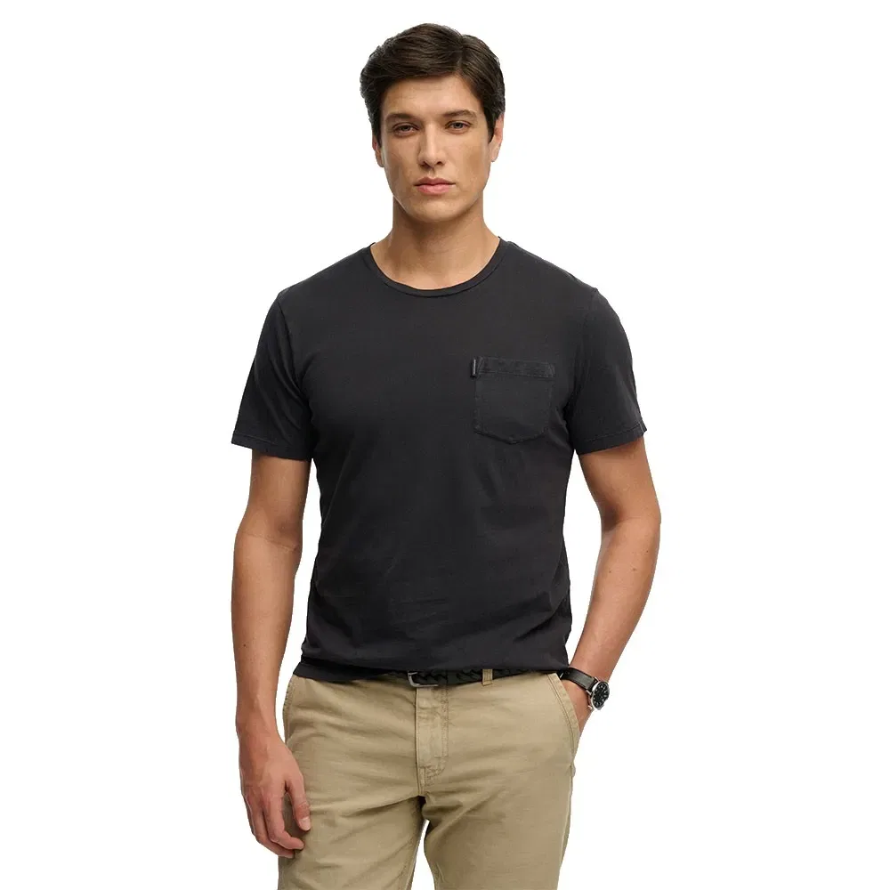 Футболка с коротким рукавом и карманом Classic Essential Superdry, черный