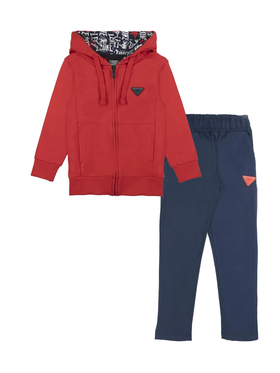 Детский спортивный костюм Sporting для мальчиков Leone 1947 Apparel, Rot Blau