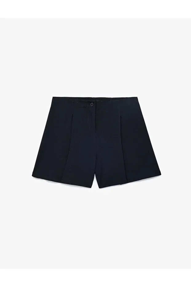 Детские шорты для девочек плиссированные Koton, Navy Blue — фото 4