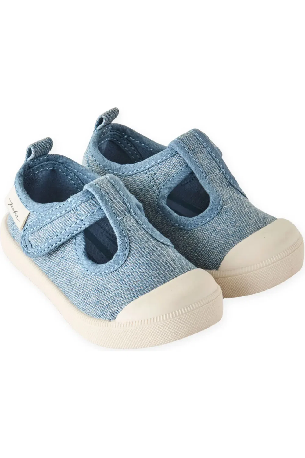 Кроссовки детские с ремешком Twirl Pehr, Chambray