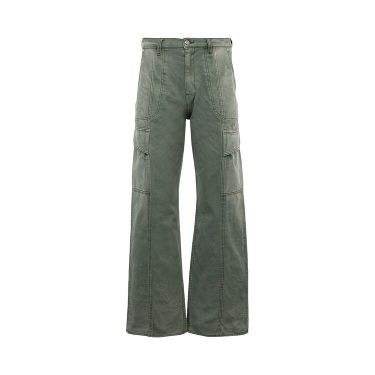 

Брюки Rhude Canvas Cargo Pants, цвет Sage Green