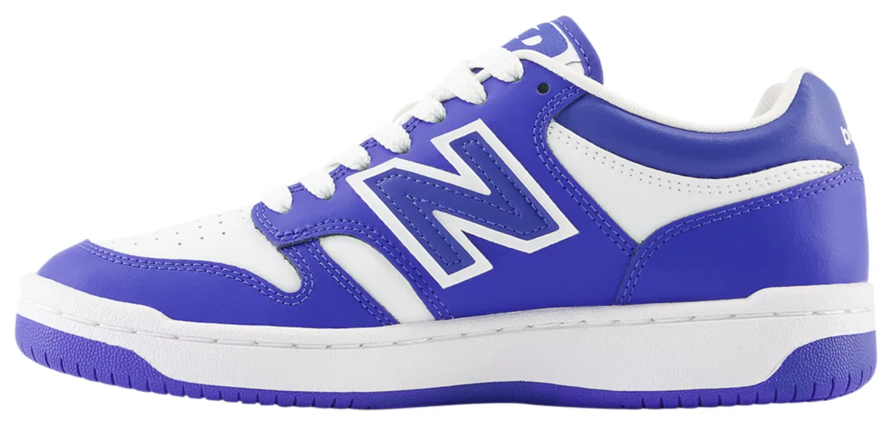 Детские кроссовки для мальчиков с амортизацией Ortholite 480 New Balance, Marine Blue/White — фото 3