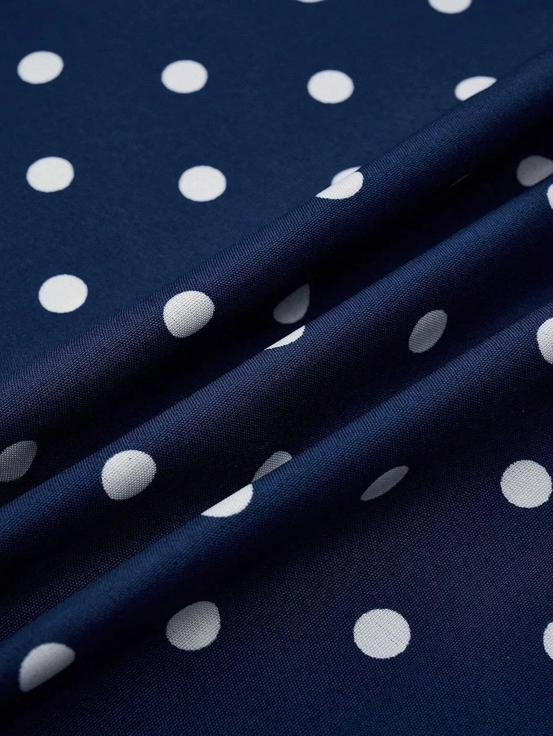 Женское платье миди с поясом и молнией, Navy Blue — фото 3