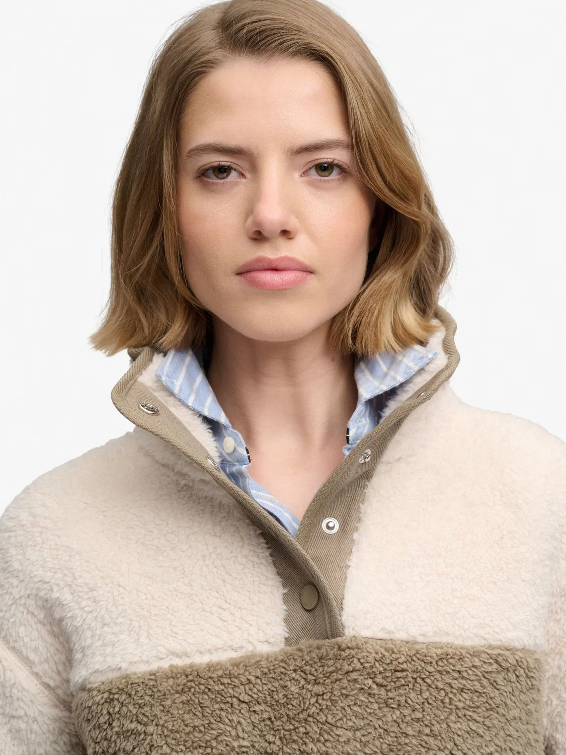 Свитшот Super Soft Mash Up Superdry, коричневый — фото 3