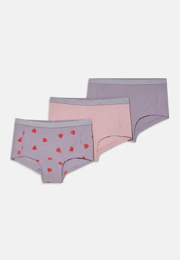 Трусы с принтом Hipster 3 pack, Name It, Lavender Gray, серый