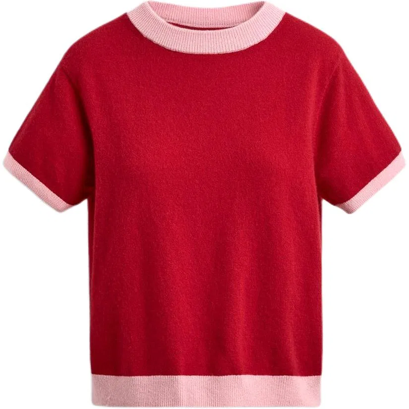 Женский кашемировый свитер с принтом x Disney/ X Harry Lambert FW25 Cashmere Sweater ZARA, Red