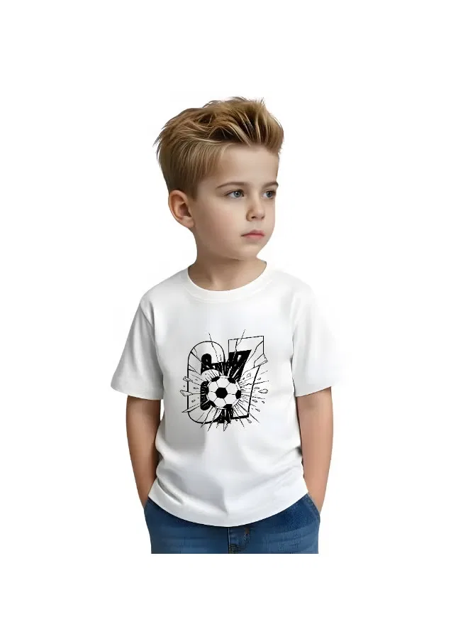 Футболка с принтом на день рождения, короткий рукав, Printshop4Me, белый — фото 3