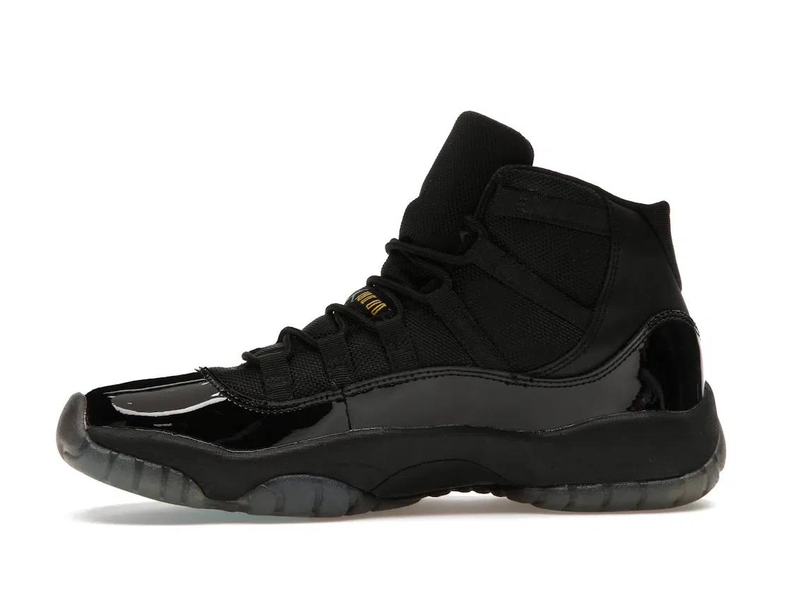 Детские кроссовки lifestyle с высоким верхом Jordan 11 Retro Jordan, Black/Gamma Blue-Varsity Maize — фото 3