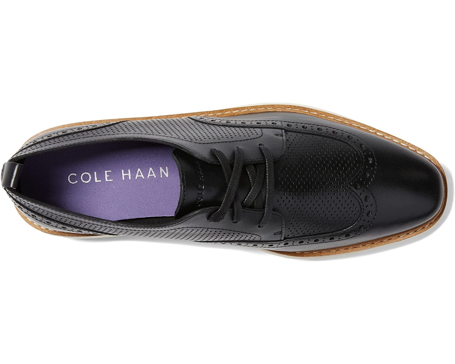 

Оксфорды Originalgrand Platform Wing Tip Oxford Cole Haan, черный