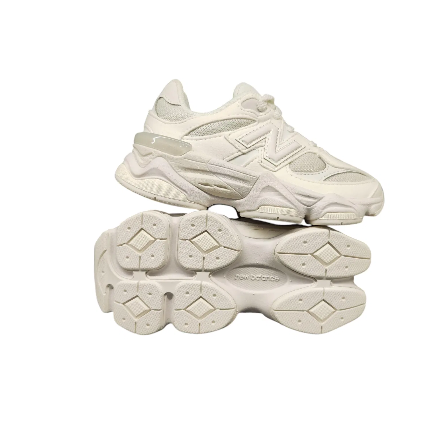 Детские кроссовки для мальчиков с дизайном Y2K 9060 New Balance, White — фото 3