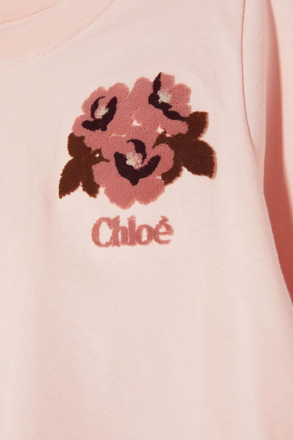 Футболка с цветочным принтом из джерси Chloé — фото 2