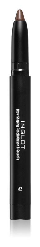 

Карандаш для бровей с точилкой Inglot Brow Shaping, оттенок 62 1.4 г