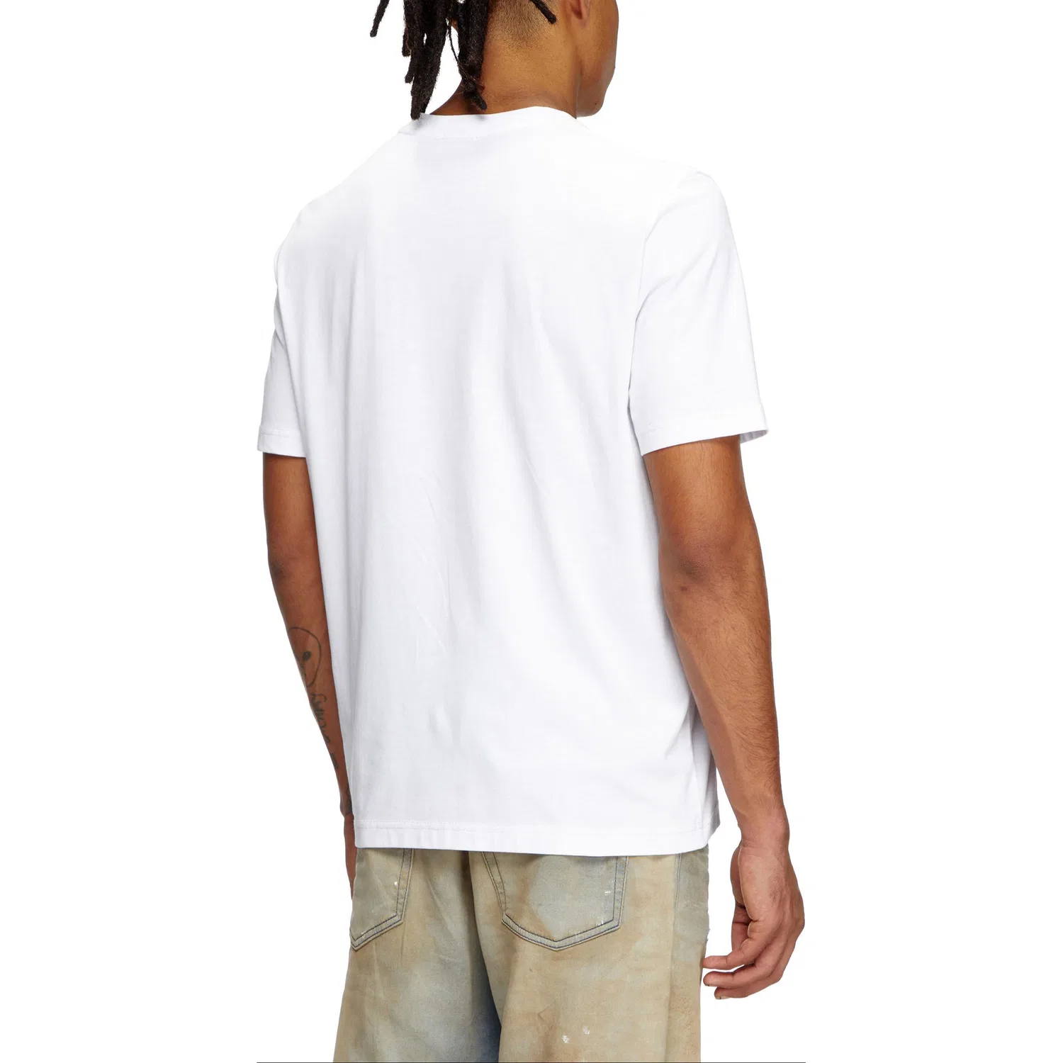 Мужская футболка с круглым вырезом T Adjust R4 DIESEL, White — фото 4