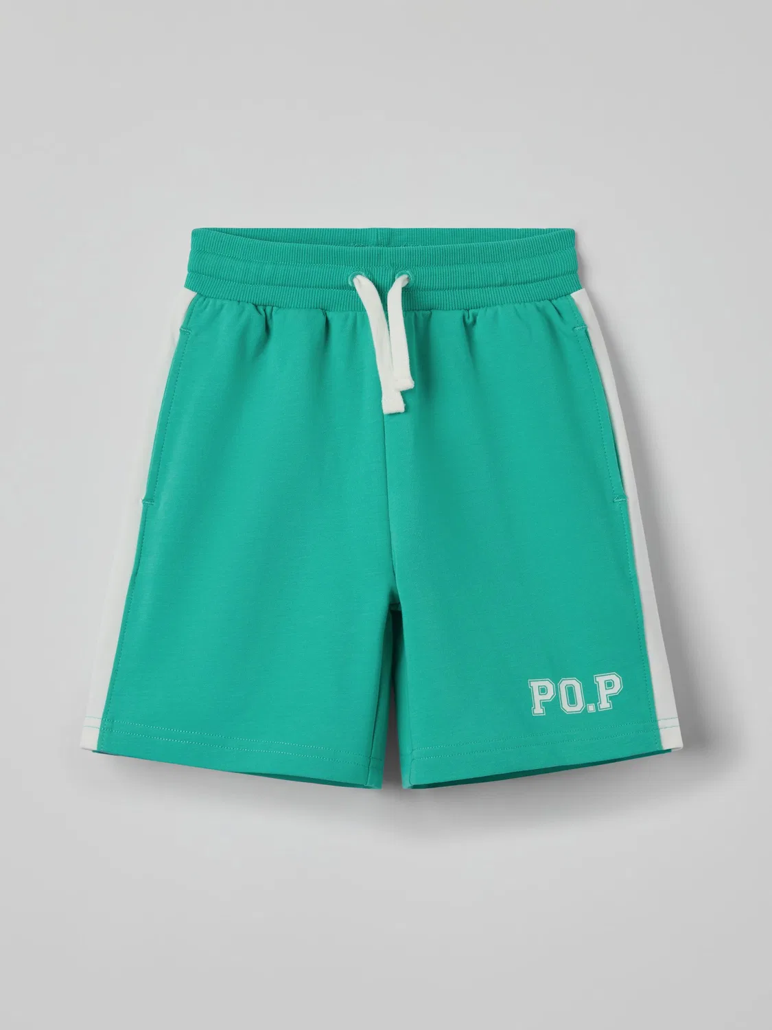 Шорты спортивные с лампасами, Varsity Polarn O. Pyret, зеленый