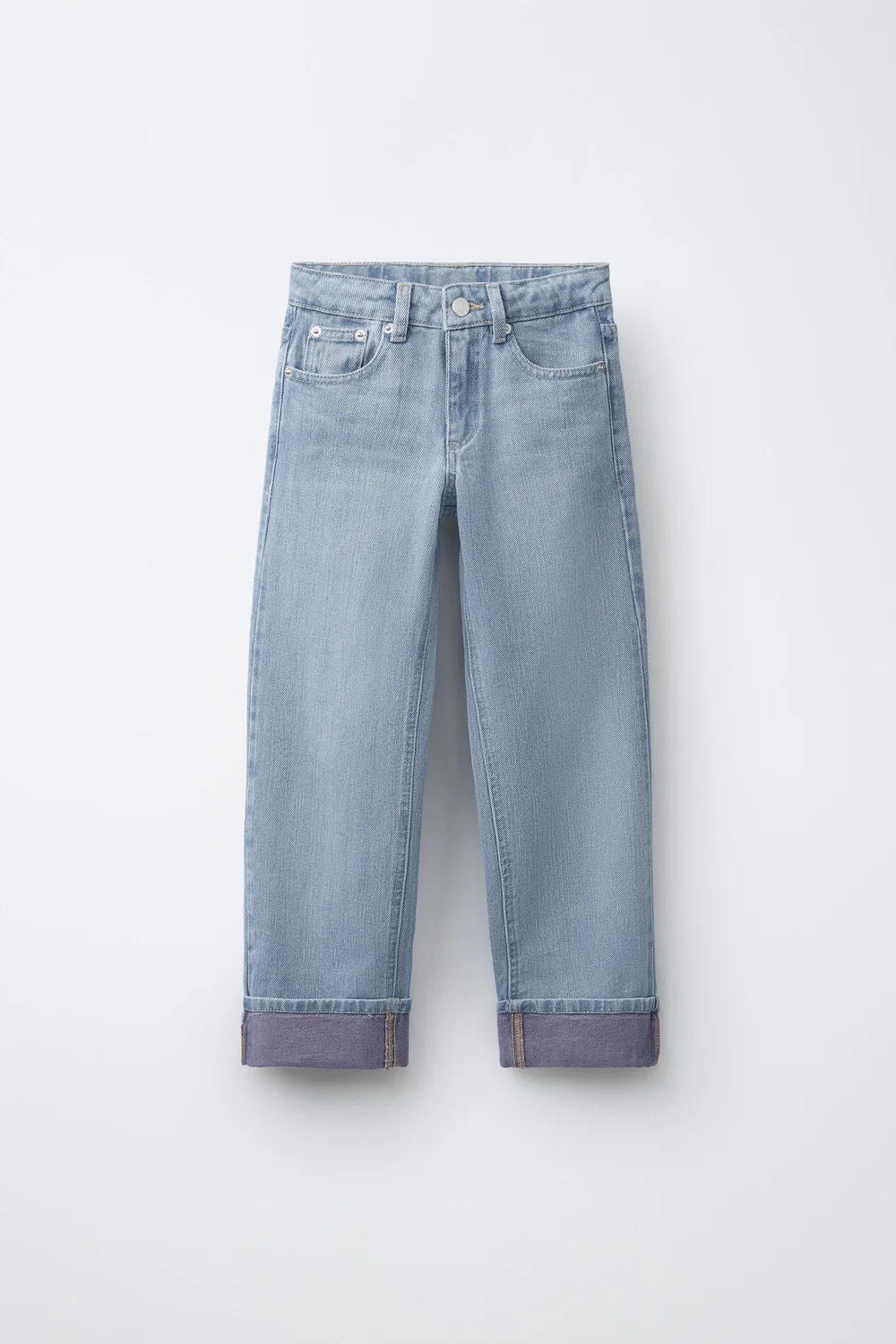Прямые джинсы ZARA, Mid-Blue
