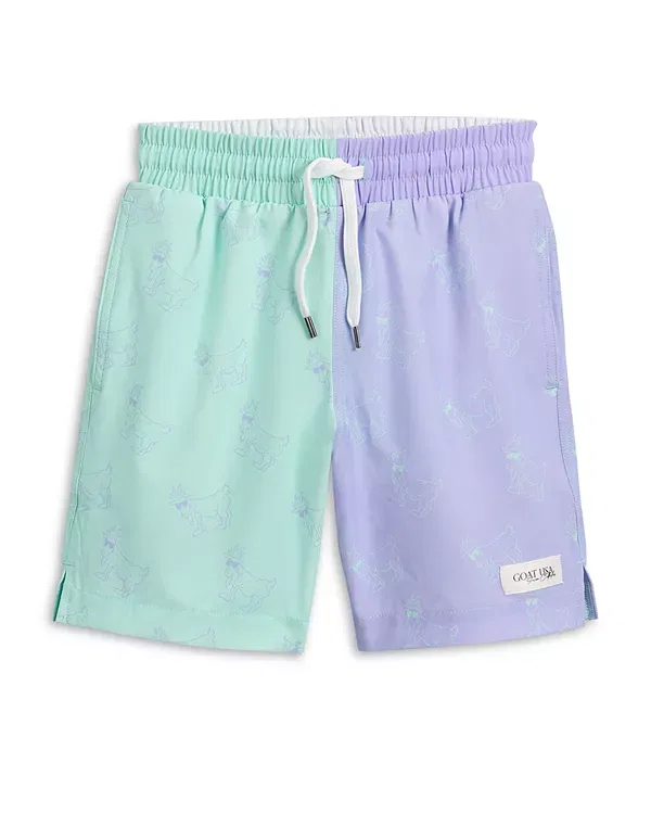 Детские плавки для мальчиков с принтом Aop 5.5" Swim Trunks Goat Usa, Mint