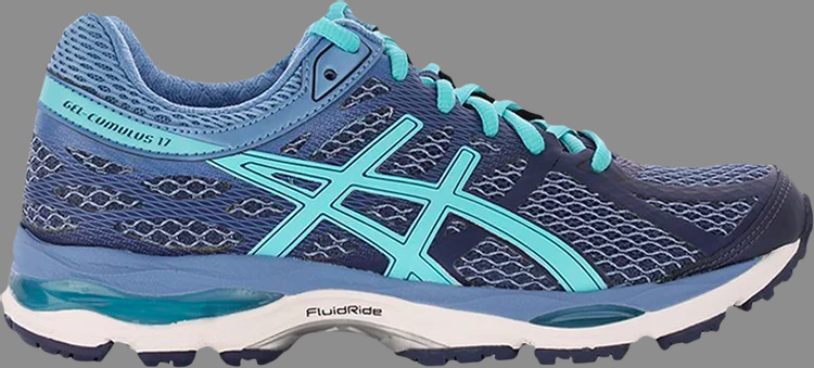 Кроссовки wmns gel cumulus 17 'deep cobalt turquoise' Asics, синий - фото