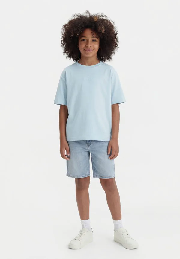 Мягкая футболка с логотипом, базовая футболка Gap, Sail Blue