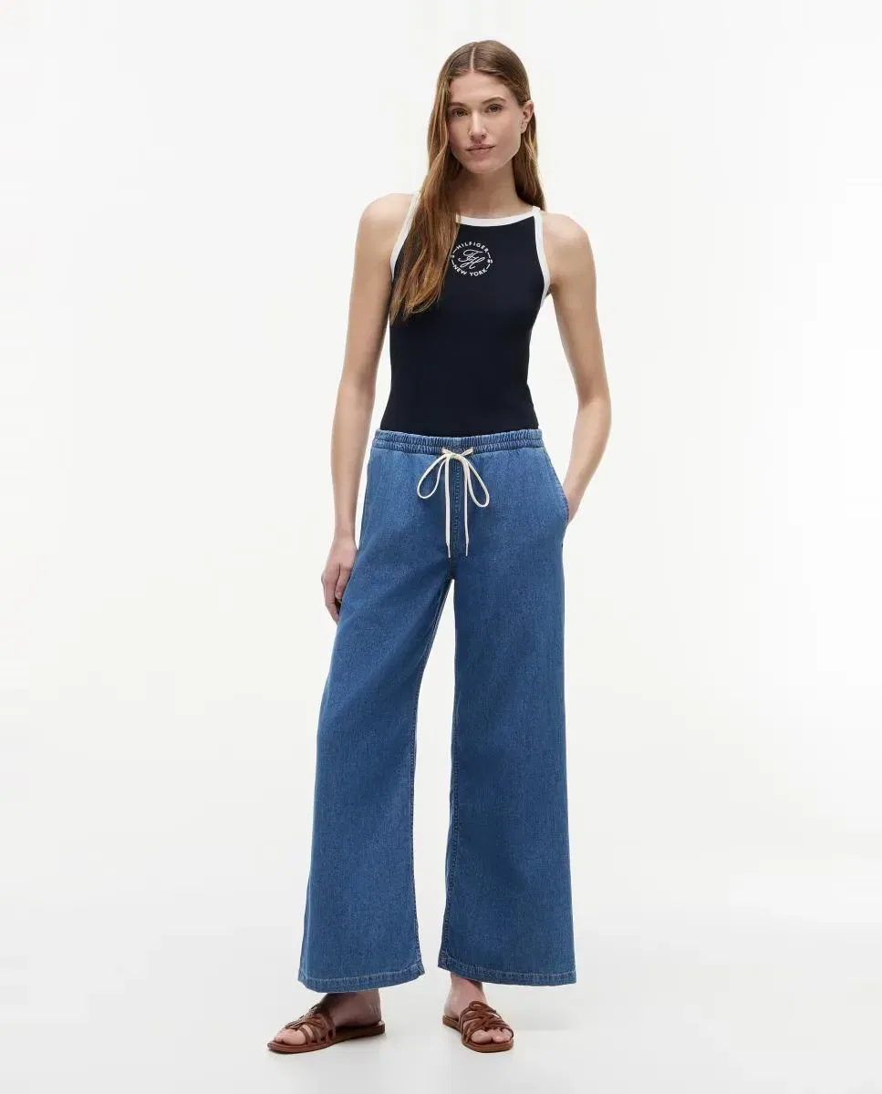 Женские джинсы с высокой талией Tommy Hilfiger, Azul