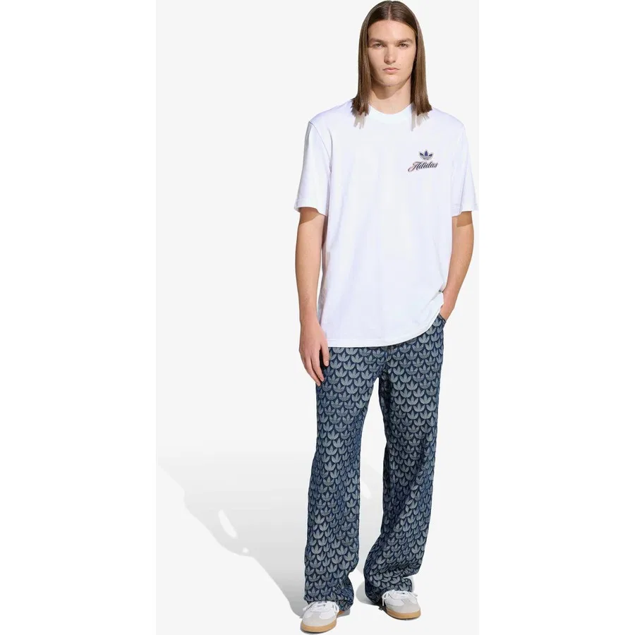 Спортивные брюки с монограммой adidas, Синий