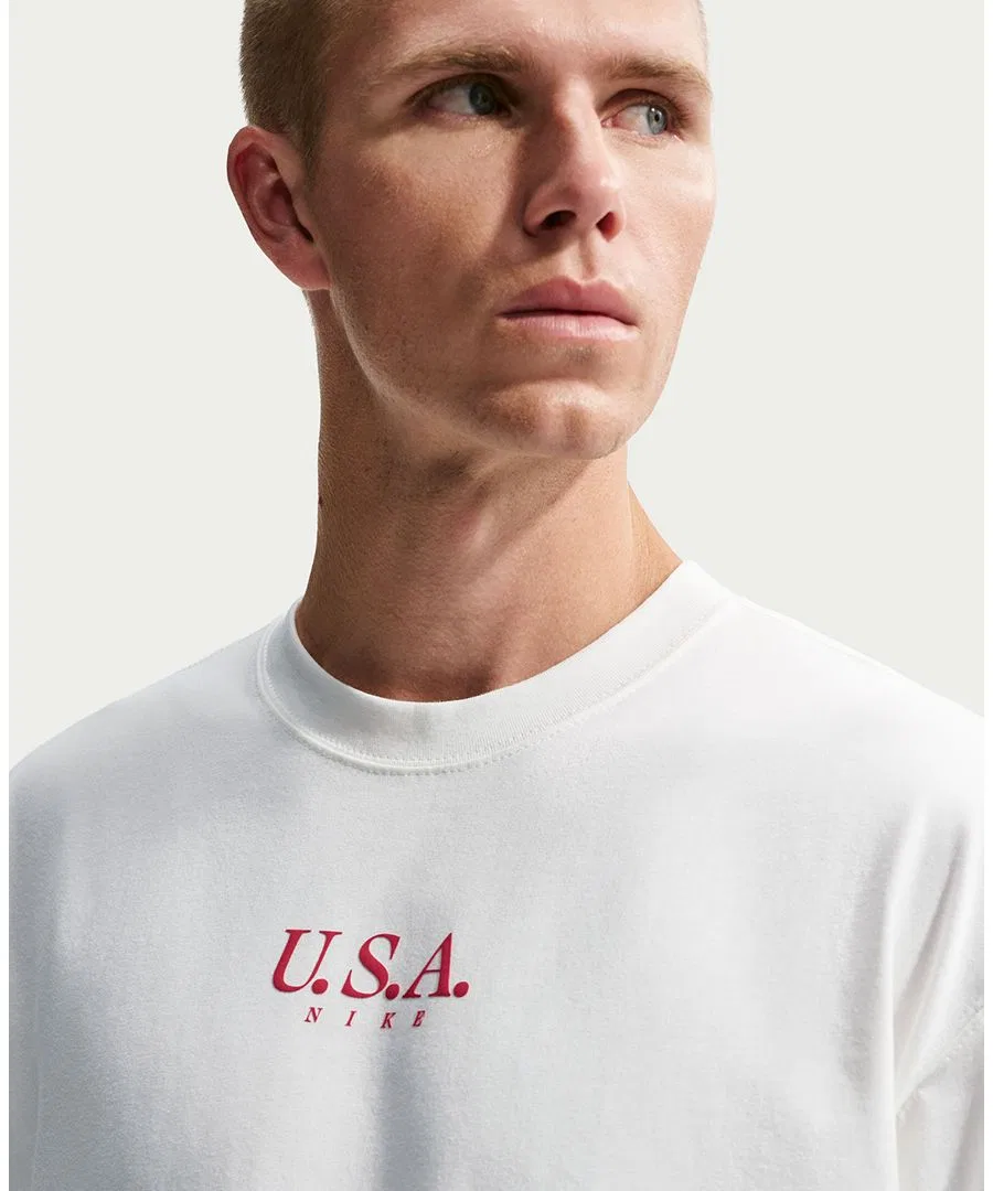 Футболка Nike USA Soccer Flag, White/Red — фото 3