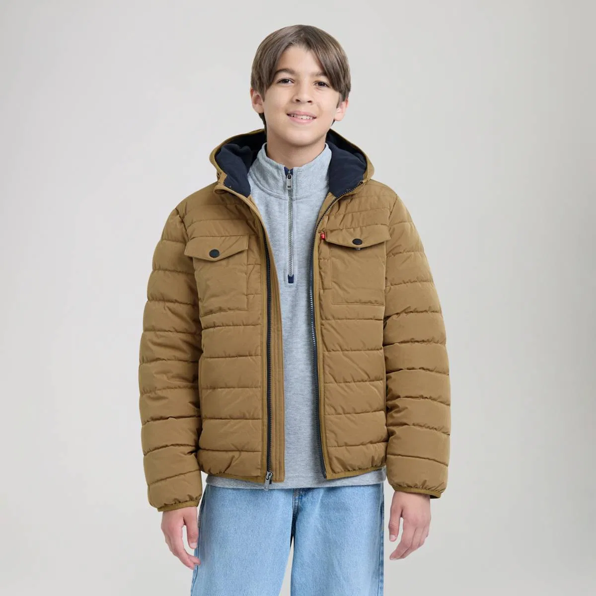 Тяжелая пуховая куртка для мальчиков 8-20 лет Levi's, Ermine — фото 2