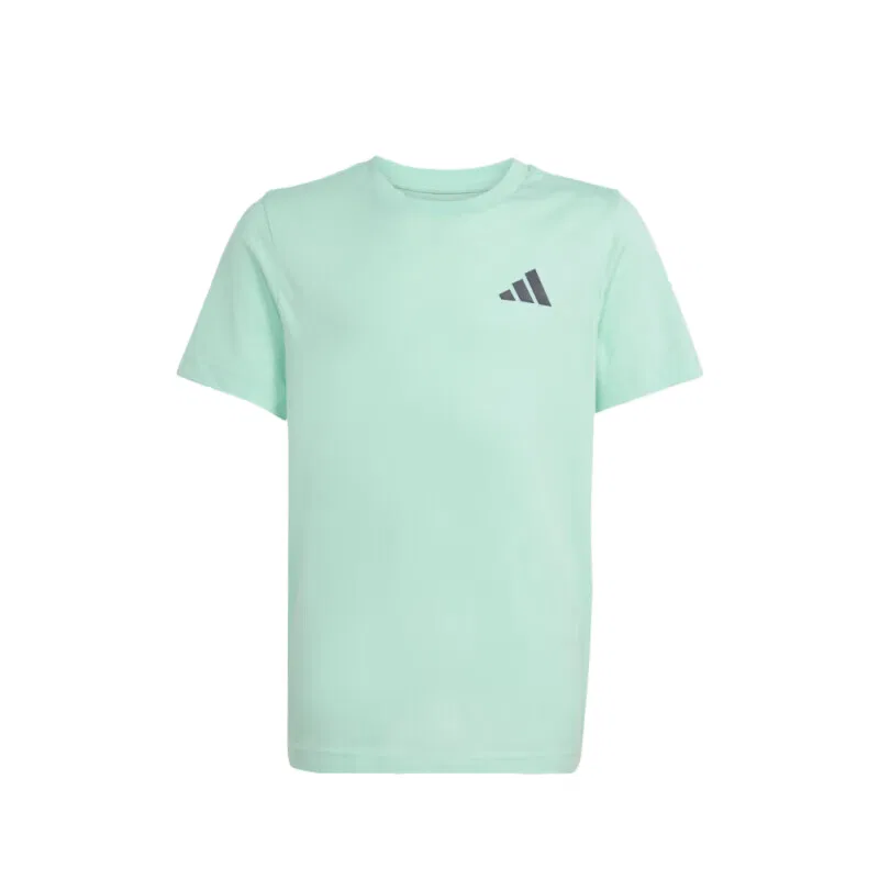 Детская футболка хлопковая Adidas MotorsportsAEROREADY T Shirt SS25 Green Teenagers, Green