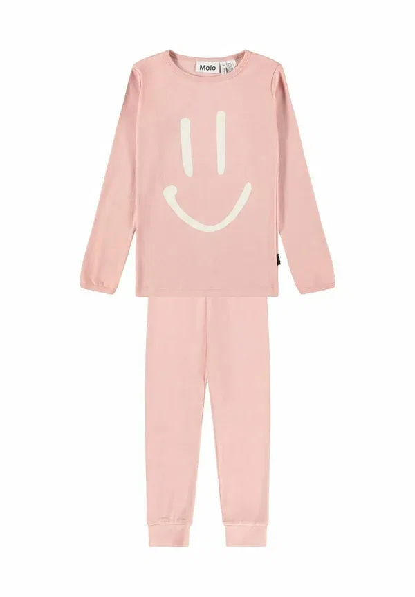 Пижама из хлопка и эластана Lue unisex set Molo, Mellow Rose