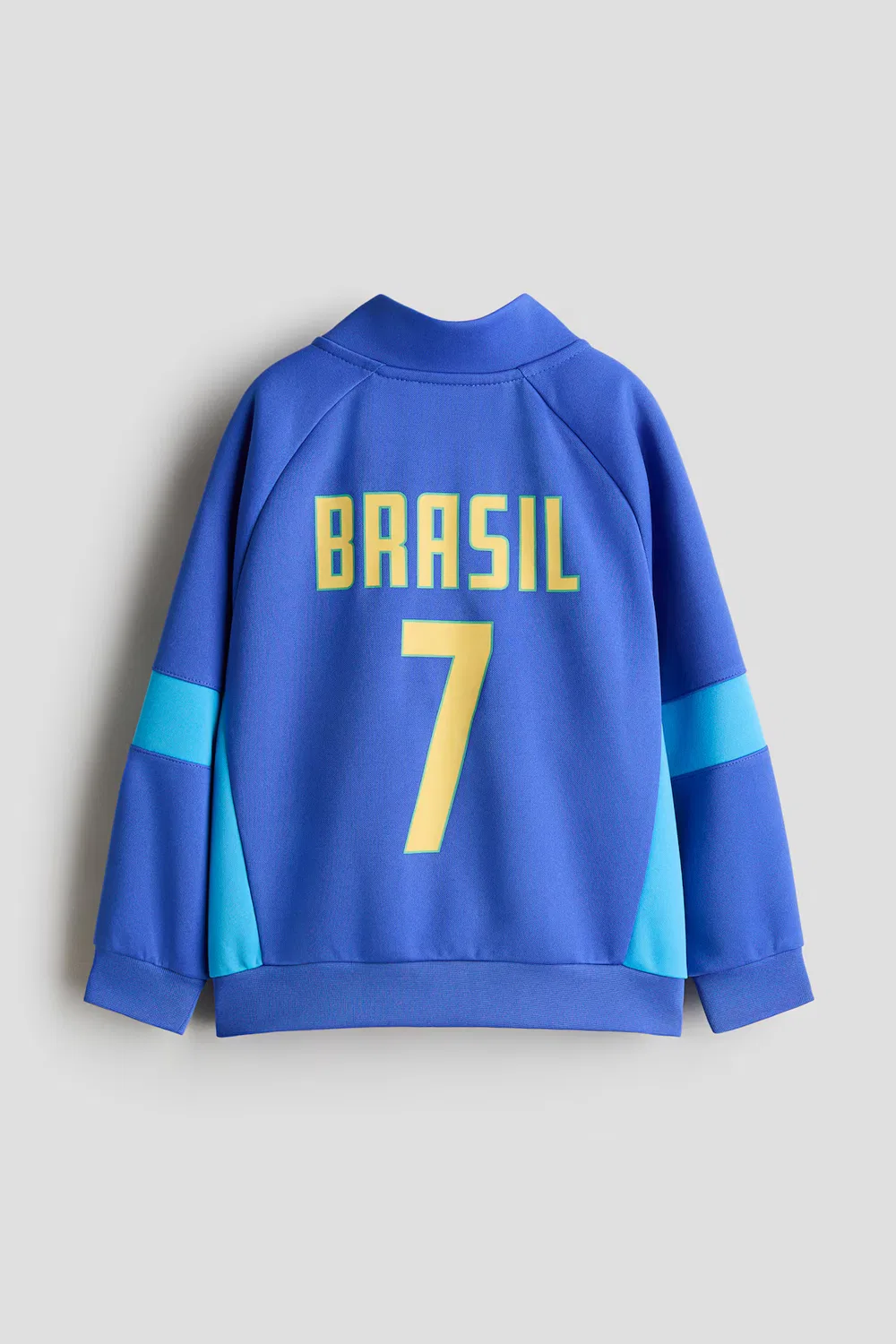Футбольная куртка H&M, Knallblau/Brasil — фото 2