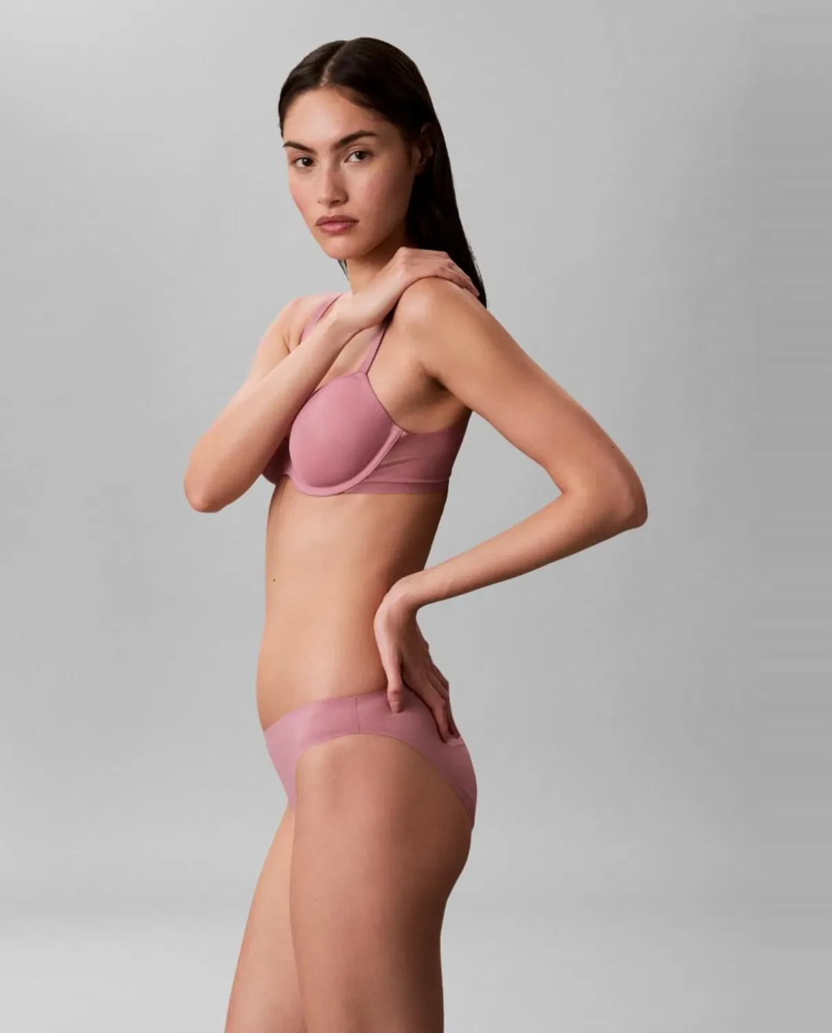 Женские трусы из микрофибры Calvin Klein, Rosa — фото 4