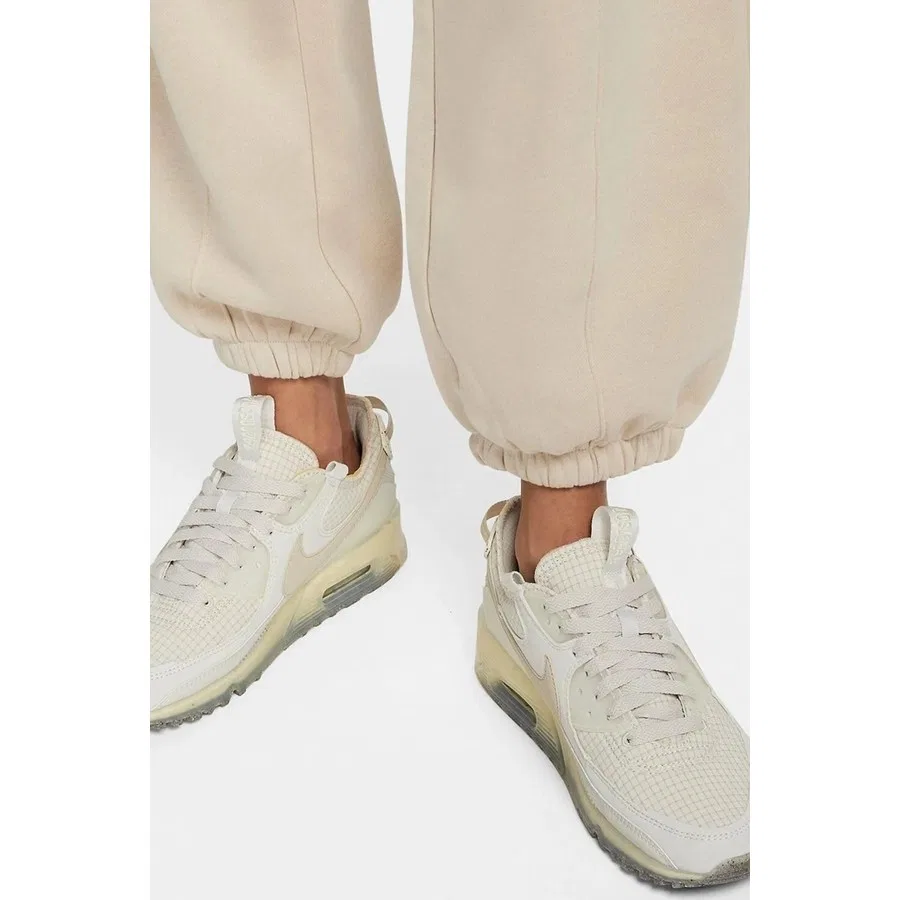 Штаны спортивные свободного кроя с защипами Nike Sportswear Essential, Кремовый — фото 4