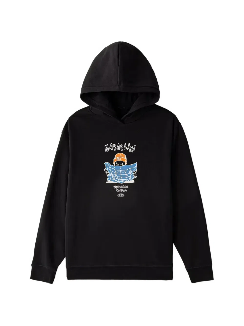 Худи с графическим принтом Flein Napapjiri Kids, черный