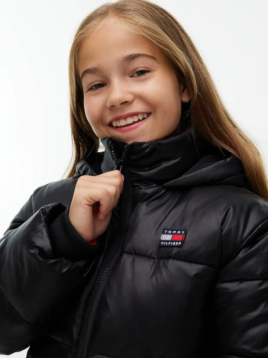 Зимняя куртка TOMMY HILFIGER 'Heritage' черного цвета — фото 3