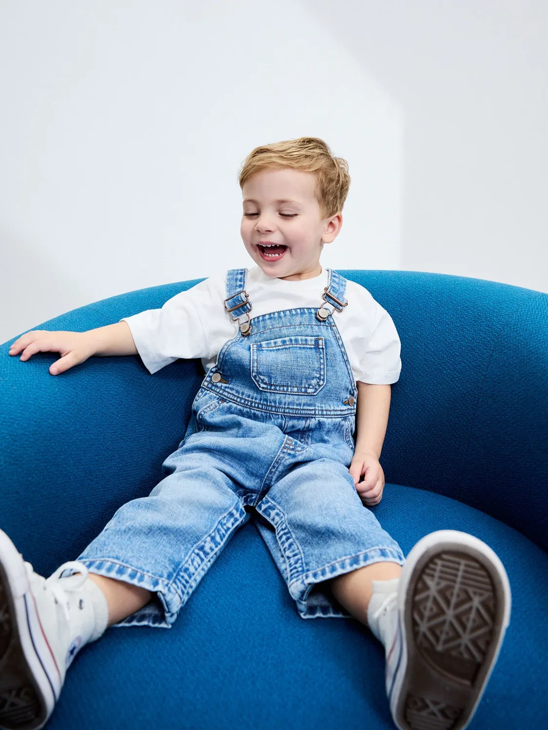 Комбинезон Mid Blue Dungarees Next, голубой — фото 4