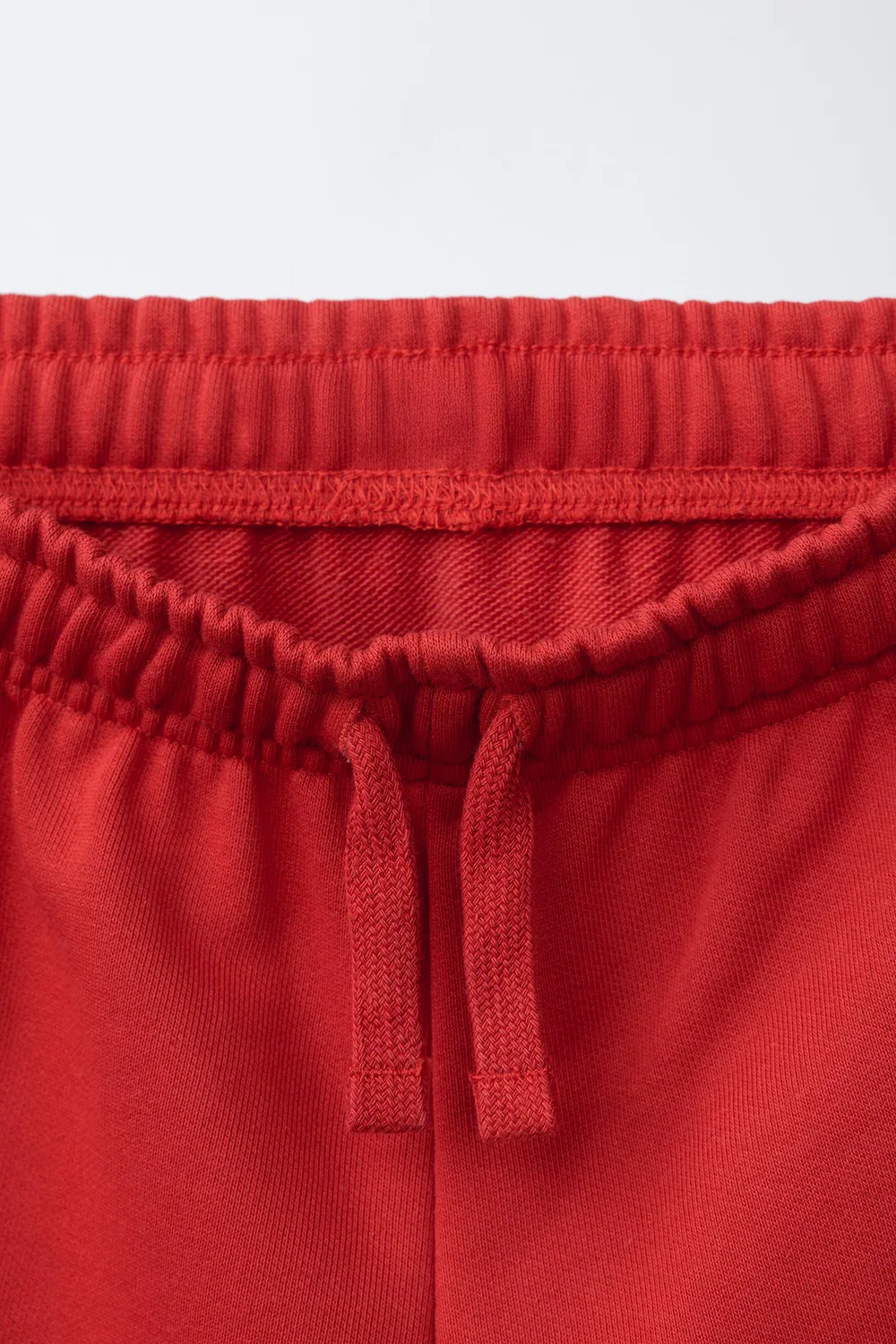 Простые бермудские шорты ZARA, Red — фото 3
